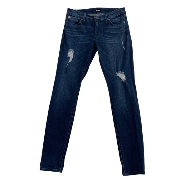 𝅺Hudson Krista Super Skinny Distressed Jeans Women’s Size 27 - Picture 1 of 9